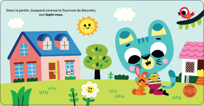 Gaspard découvre les animaux de la maison