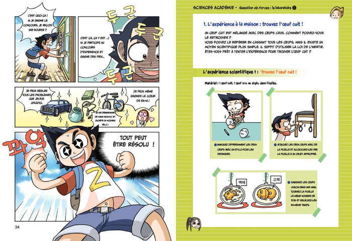 Sciences académie en manga - Question de forces