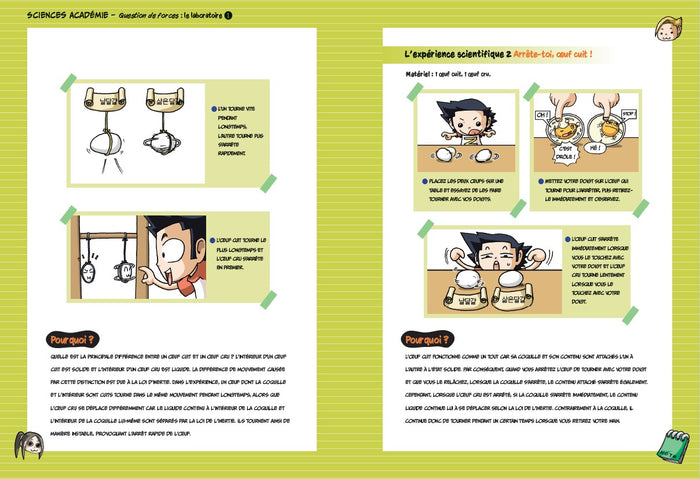 Sciences académie en manga - Question de forces