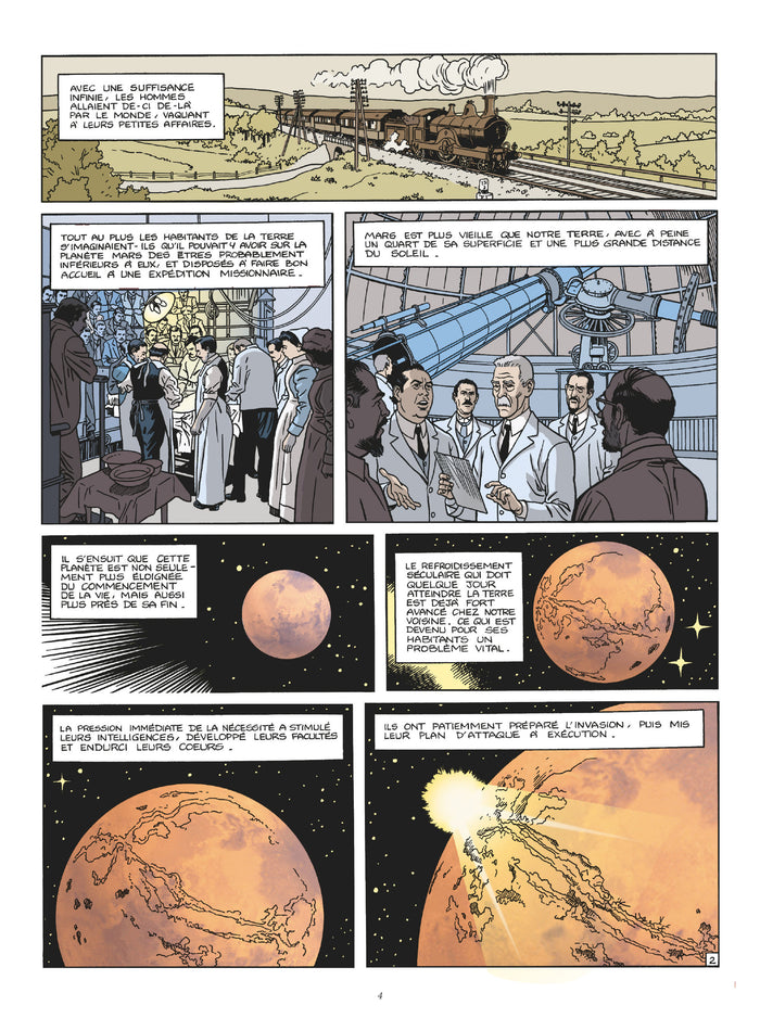 La Guerre des mondes en BD