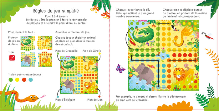 Les animaux - Mon jeu des petits chevaux