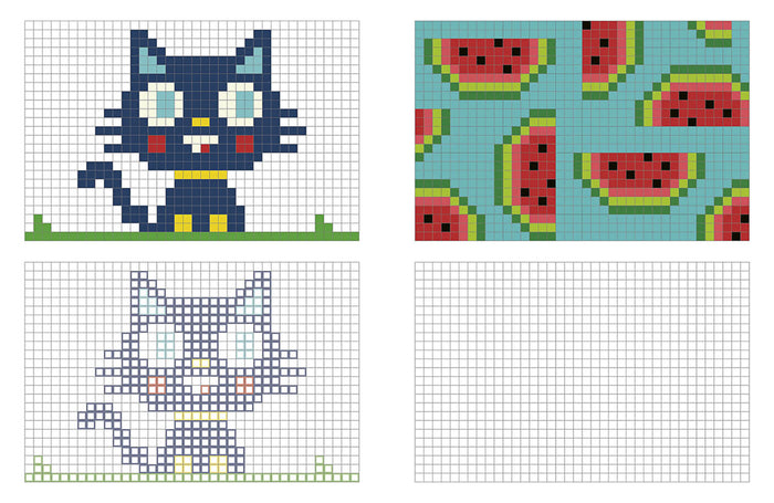 Mes grands coloriages - Pixels