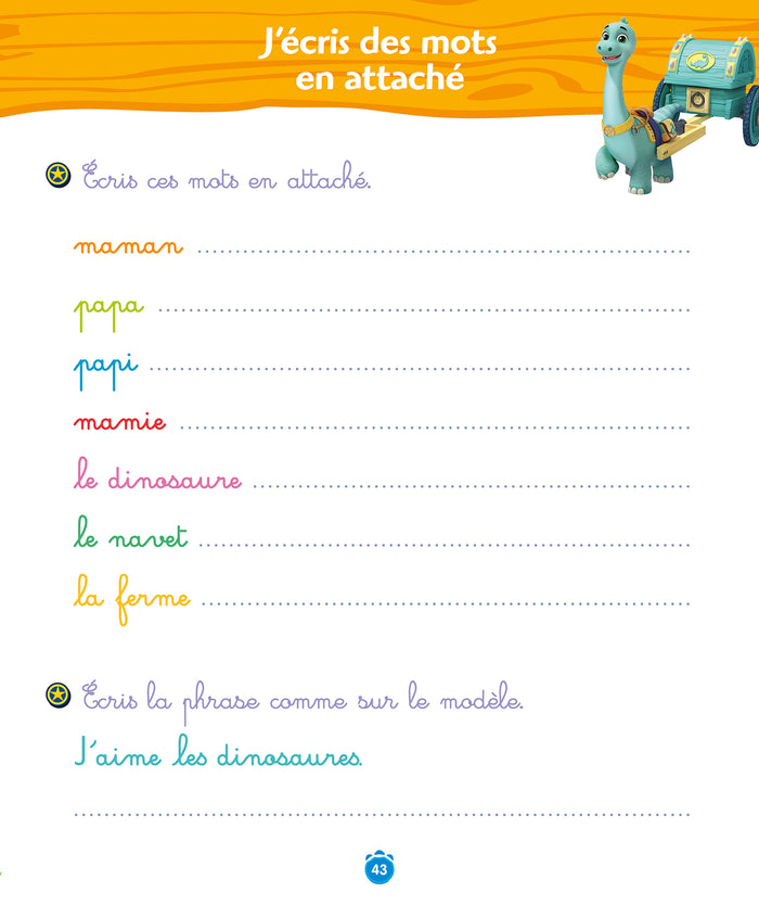 Dino Ranch - J'apprends les petites lettres - Grande Section