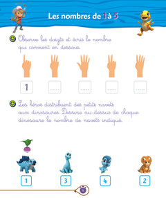 Dino Ranch - J'apprends les nombres et les formes