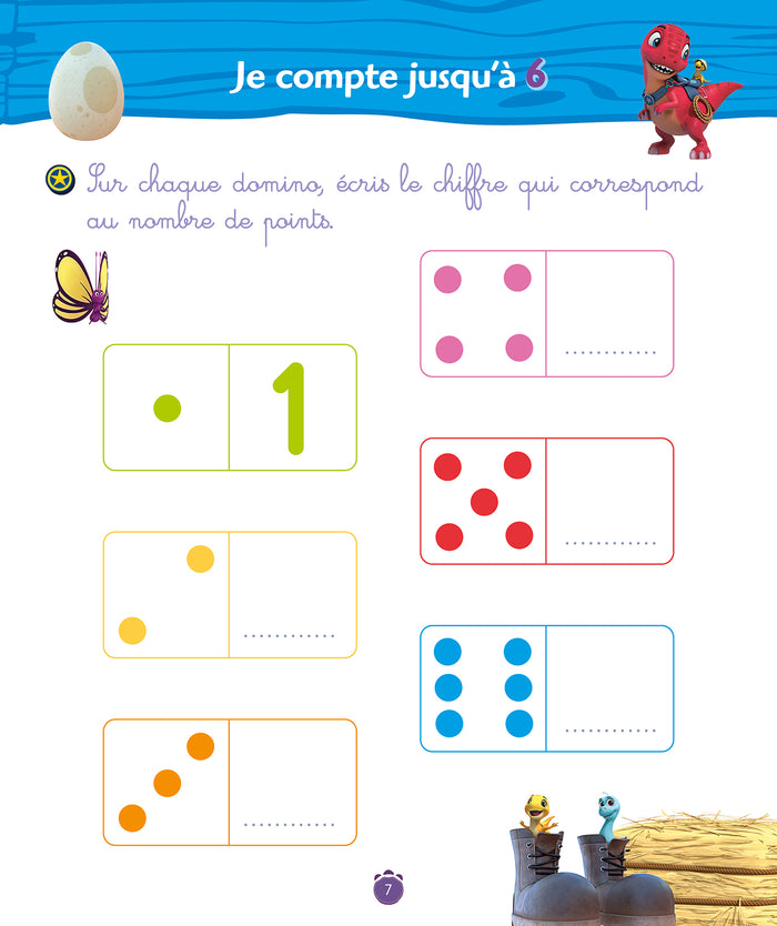 Dino Ranch - J'apprends les nombres et les formes