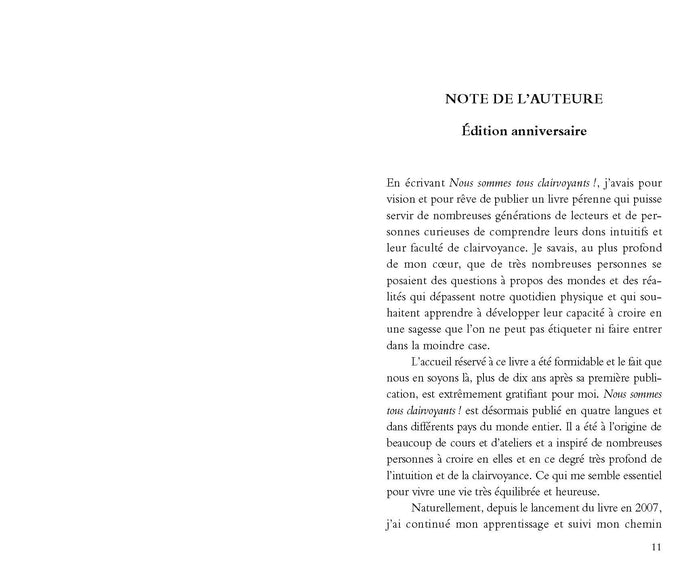 Nous sommes tous clairvoyants