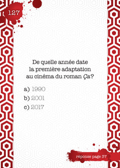 Boîte Quiz Stephen King