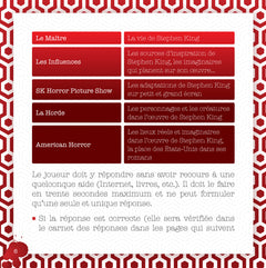 Boîte Quiz Stephen King