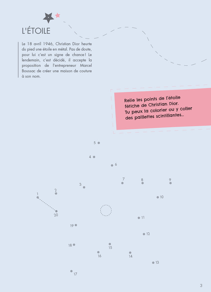 Cahier d'activités Dior