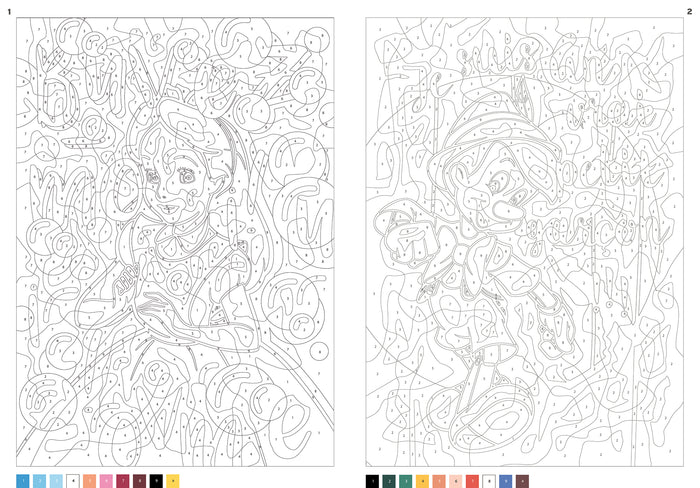 Coloriages mystères Disney - Messages mystères