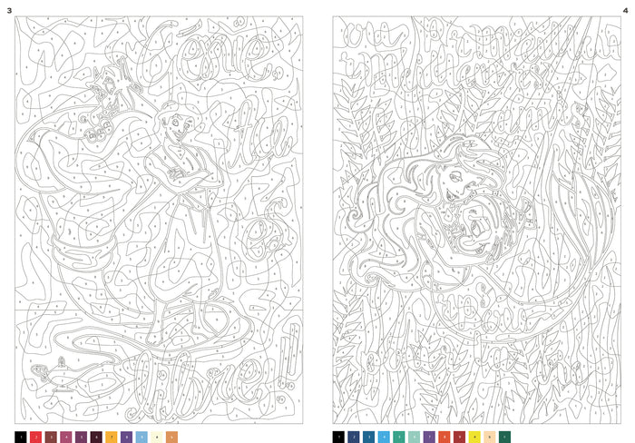 Coloriages mystères Disney - Messages mystères