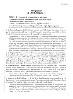 Fondamentaux - La Constitution commentée 2022-2023