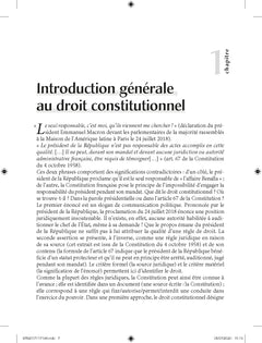 Fondamentaux - Droit constitutionnel