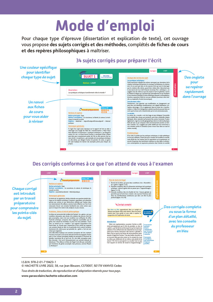 Annales Objectif Bac 2023 - Philosophie