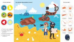 101 choses à trouver et à coller: Les pirates