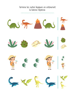 Mes premiers jeux de logique 4+ Les dinosaures