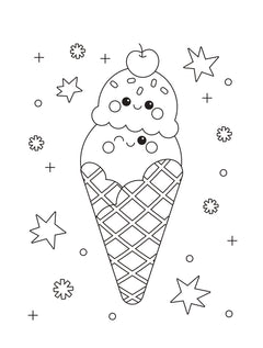 Kawaii bloc à colorier