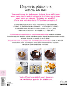 Desserts pâtissiers comme un chef