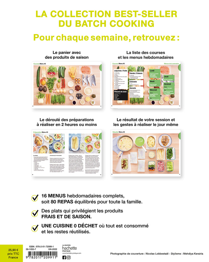 En 2 heures je cuisine light pour toute la semaine