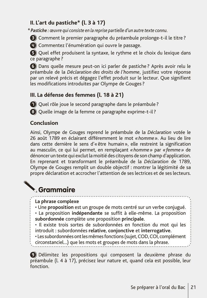 Déclaration des Droits de la femme et de la citoyenne, Olympe de Gouges