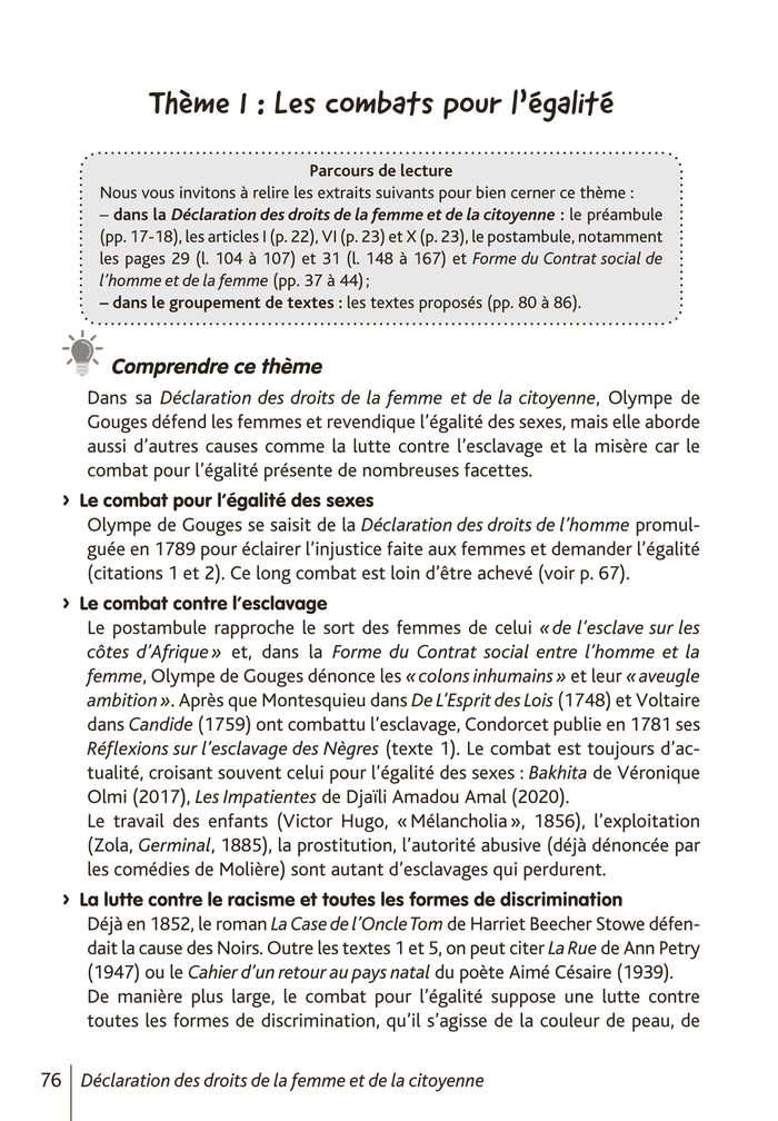Déclaration des Droits de la femme et de la citoyenne, Olympe de Gouges