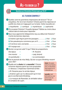 Bibliocollège - Arsène Lupin "Gentleman cambrioleur"