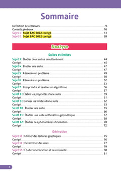 Annales Objectif Bac 2023 - Spécialité Maths