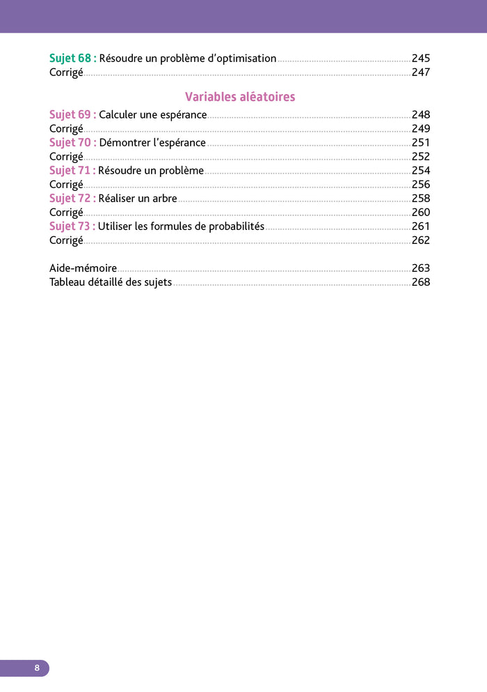 Annales Objectif Bac 2023 - Spécialité Maths