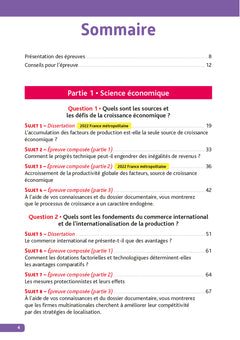 Annales Objectif BAC 2023 - Spécialité SES