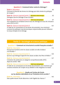 Annales Objectif BAC 2023 - Spécialité SES
