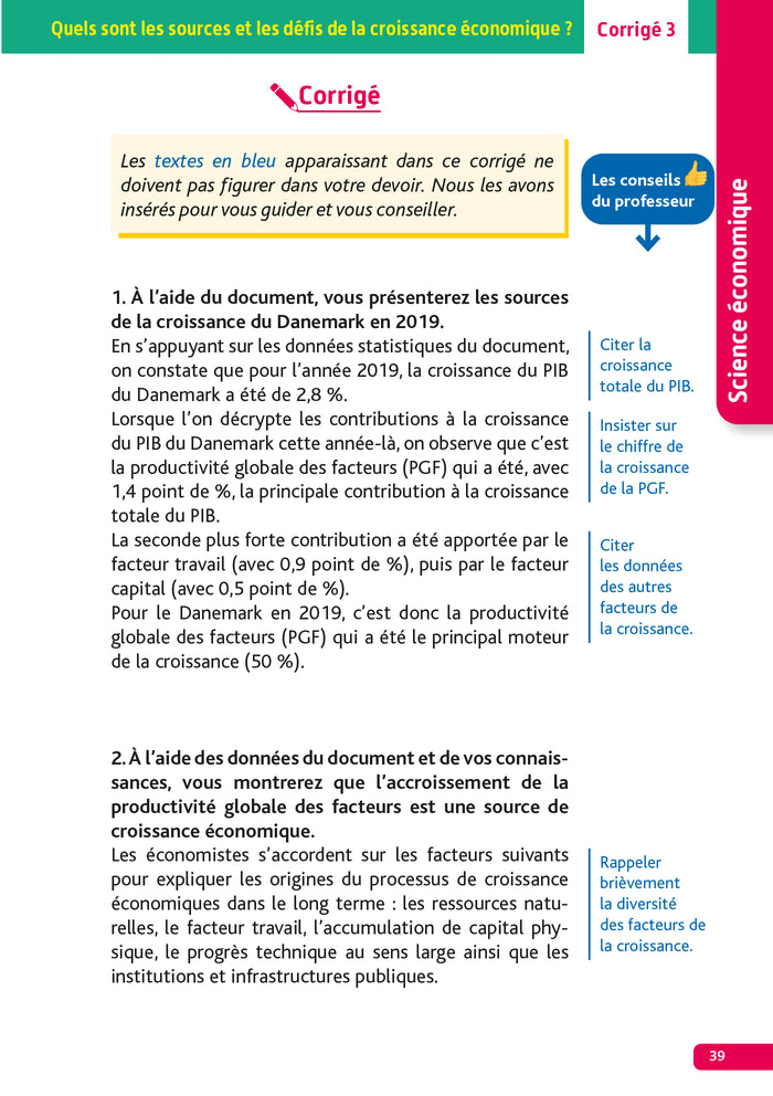 Annales Objectif BAC 2023 - Spécialité SES