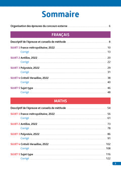 Objectif CRPE 2023 - Annales Toutes les épreuves écrites
