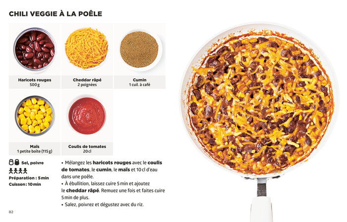 Les nouvelles recettes pour étudiants les + faciles du monde