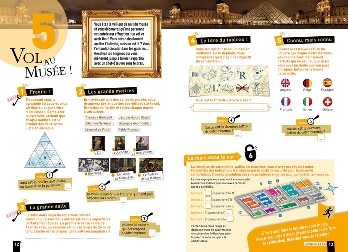 Passeport Adultes - Escape Game - Cahier de vacances 2024