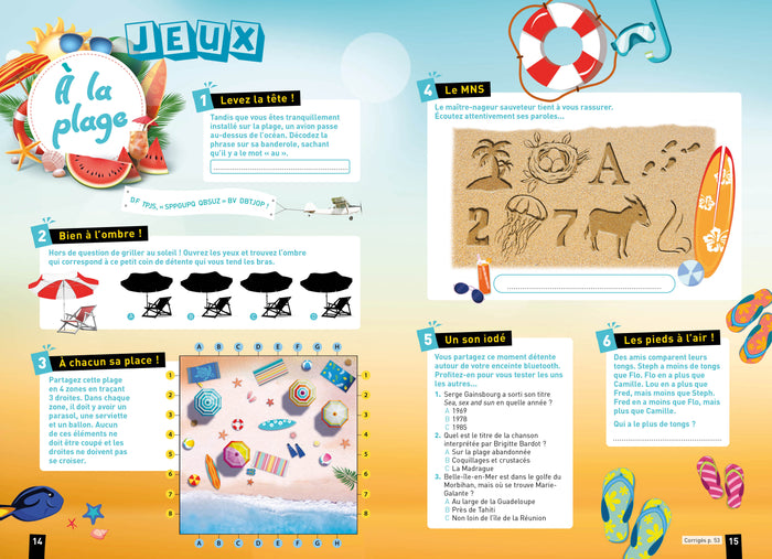 Passeport Adultes - Escape Game - Cahier de vacances 2024