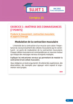 Annales Objectif Bac 2023 - Spécialité SVT