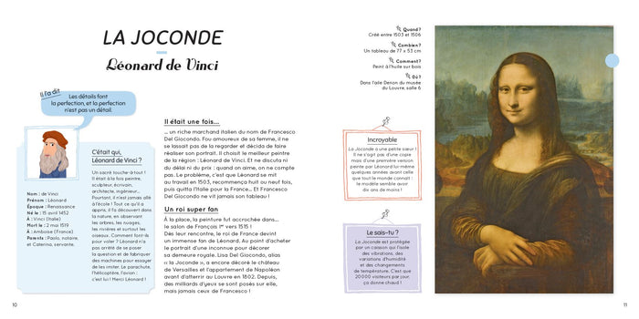 Les 10 chefs d'oeuvre du Louvre racontés aux enfants