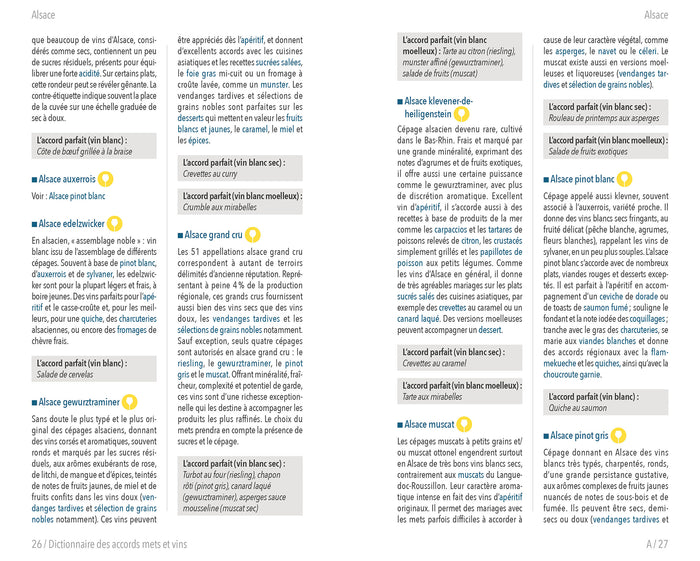 Le petit dictionnaire Hachette des accords mets et vins