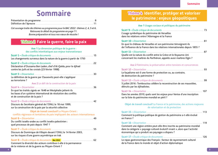 Annales Objectif BAC 2023 - Spécialité HGGSP
