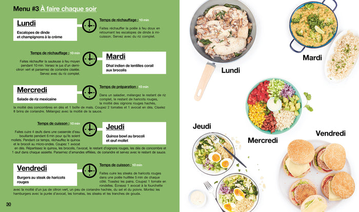 2h en cuisine pour toute la semaine Light