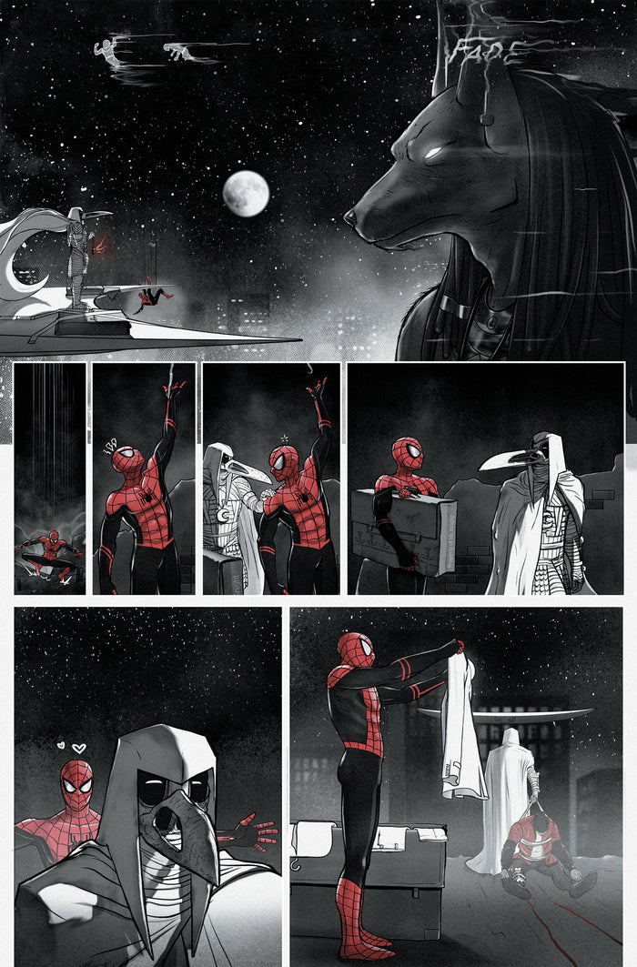 Moon Knight : Black White & Blood