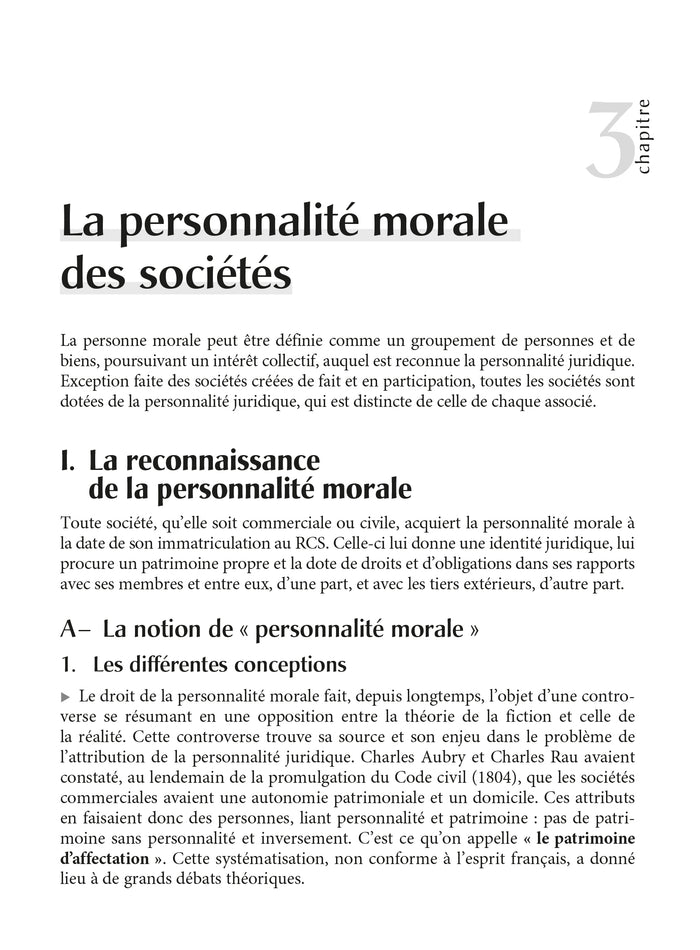 Fondamentaux - Droit des sociétés 2022-2023