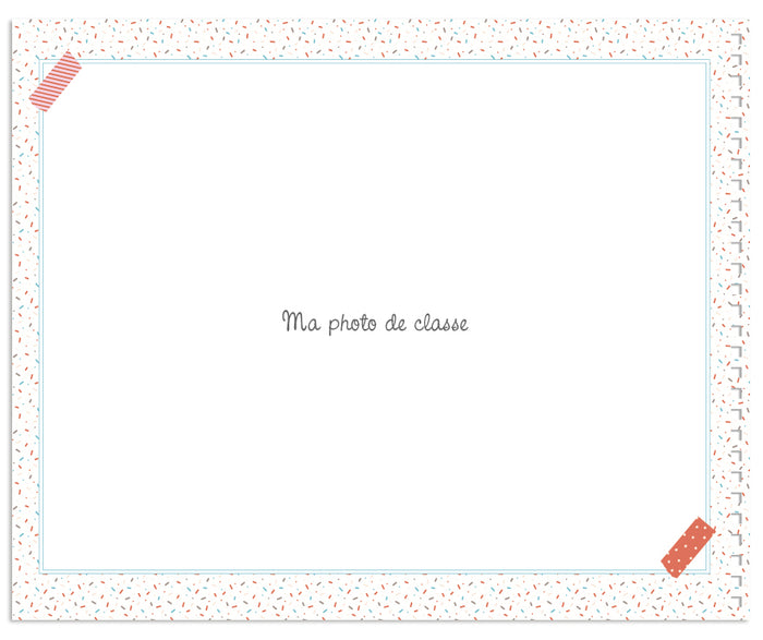 Mon album photos de classe - De la maternelle au lycée - 2025