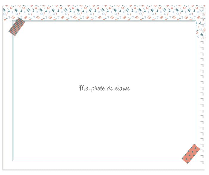 Mon album photos de classe - De la maternelle au lycée - 2025