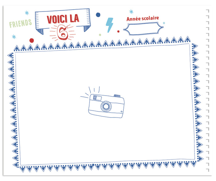 Mon album photos de classe - De la maternelle au lycée - 2025