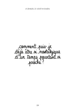 Et demain, le soleil reviendra