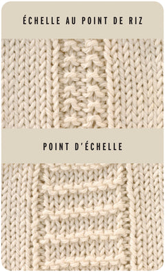 Points de tricots - 52 cartes pour apprendre les textures au tricot