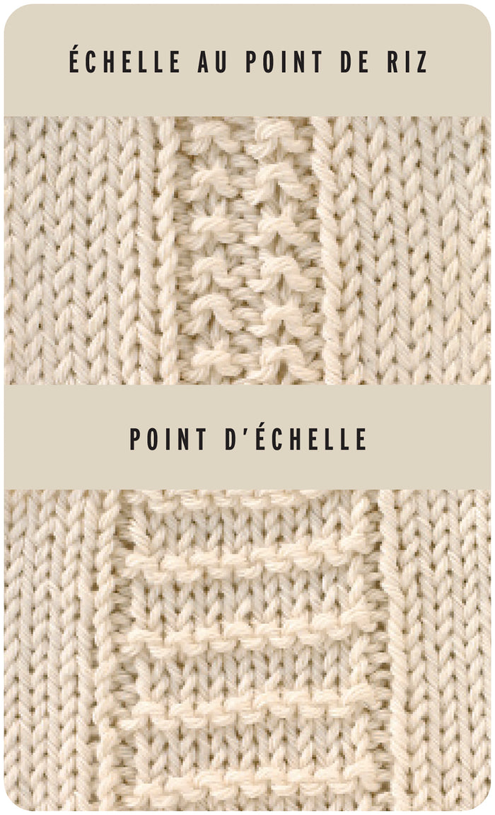 Points de tricots - 52 cartes pour apprendre les textures au tricot