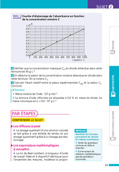 Annales Bac Physique Chimie Term. 2026 - Corrigé