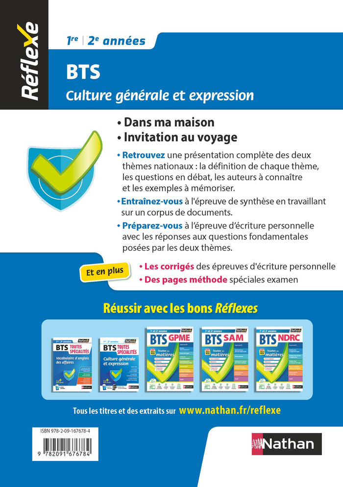 Guide - Culture générale et expression - 2 thèmes 2022/2023 - BTS - Réflexe